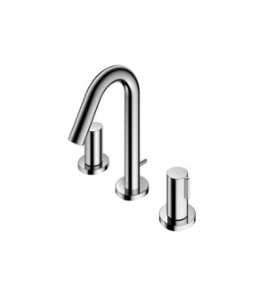 خلاط مغسلة كروم 3خرم (2 مسكة) مع رأس هراب - صناعة صيني #  TOTO-GF-TLG11201BVSR